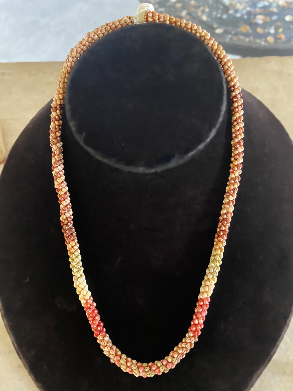 2-Strand 8-Color Rope Necklace 